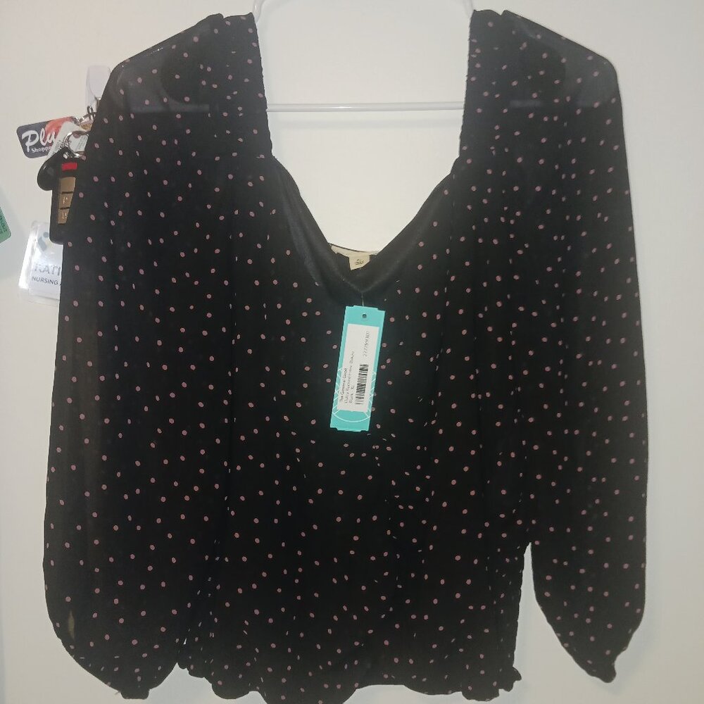 The General Good Dulce Ruched Front Blouse Size XL